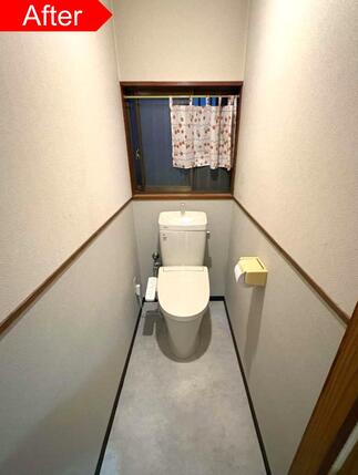 トイレアフター