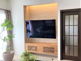 テレビボード造作