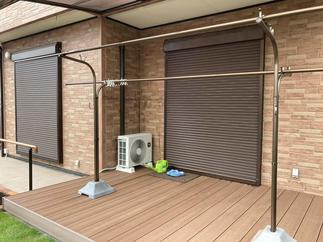 ウッドデッキ設置