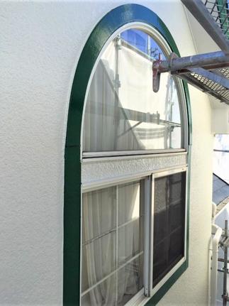 外壁側窓額縁交換