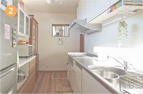 清潔で使いやすいキッチン