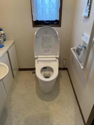 【深谷市】トイレリフォーム｜LIXILアメージュシャワートイレで快適＆清潔な空間へ｜施工事例