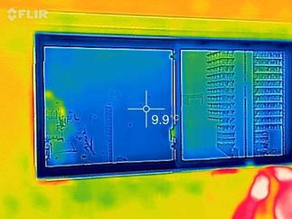 施工前のサーモカメラ画像です
