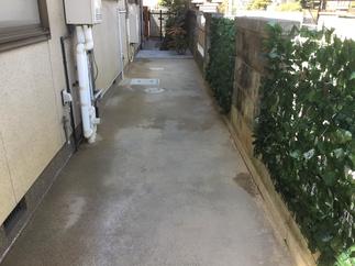 固まる土を施工