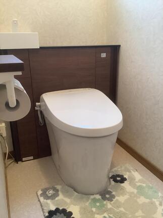 節水型トイレの採用　掃除もしやすく