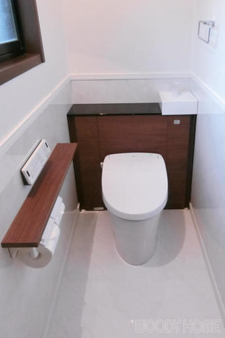 汚れにくく掃除のしやすいトイレ