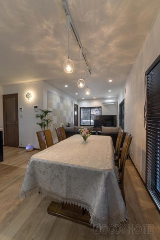 広くなったLDKのダイニング