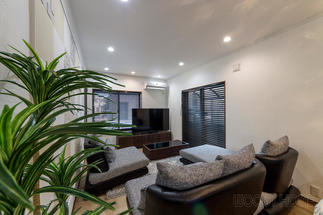 和室をDKと繋げてLDKのリビング部分に