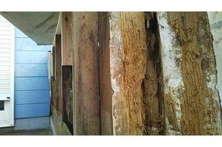 腐朽していたベランダ