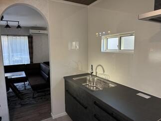 キッチン工事後　セラミックトップ