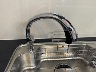 キッチン工事後　タッチレス水栓　ナビッシュ