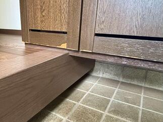 玄関框　工事後