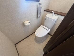 八街市　アメージュ便器 × 床張り替えで快適なトイレに