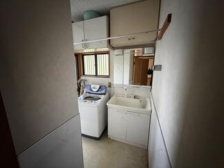洗面室工事前
