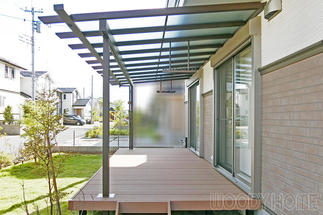 ウッドデッキの新設