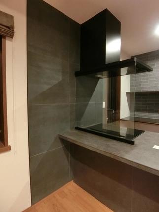 コンロ前ガラス