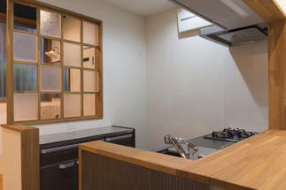 デザインされたキッチン