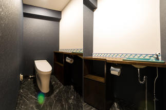 シックでお洒落なトイレ空間