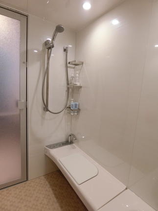 【浴室シャワーや水栓プッシュタイプで上質で使い勝手が良いです！】