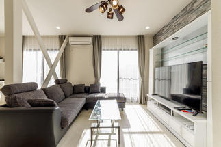 6帖の洋室がLDKのリビングに