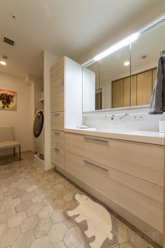 前に立つのが楽しみな洗面化粧台