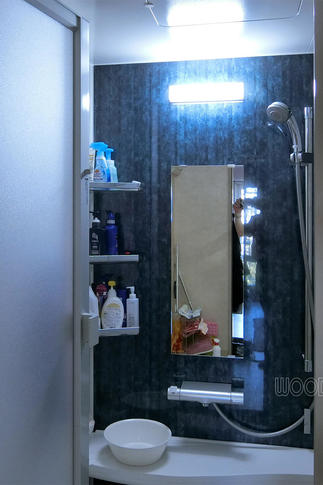 浴室のカウンター部