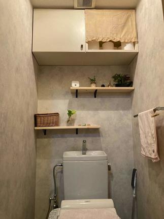 ビフォアのアッパーキャビネットと棚