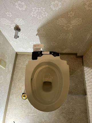 上からの施工写真