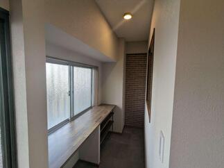断熱遮音兼ねた土間空間