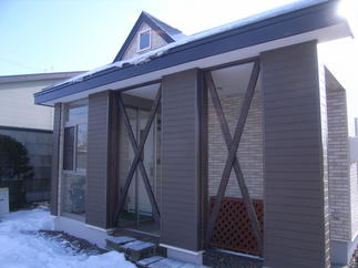 お気に入りの玄関まわりのイメージはそのままに