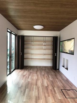 収納がなかった空間に、新しくたっぷりの収納が誕生。