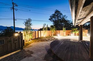 玄関からのオーシャンビュー