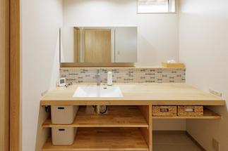 お気に入りの造作洗面