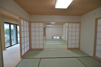 二間続きの和室