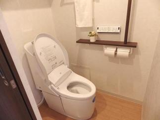 キレイを保つ清潔なトイレ