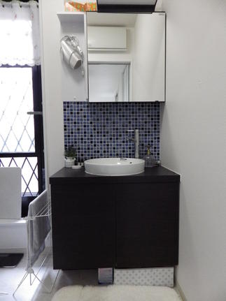 スタイリッシュな洗面台