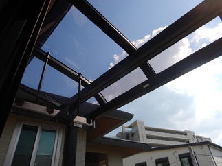 風に強いLIXILのテラス屋根