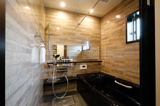 浴室は０．７５坪から１坪へサイズアップ