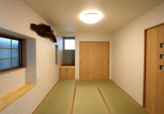 リフォーム前の思い出を大切にした寝室。