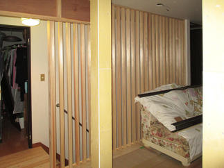 安全面とプライバシーに配慮した階段