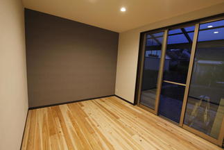 落ち着いた寝室