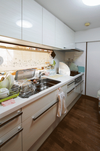 掃除がしやすいキッチン