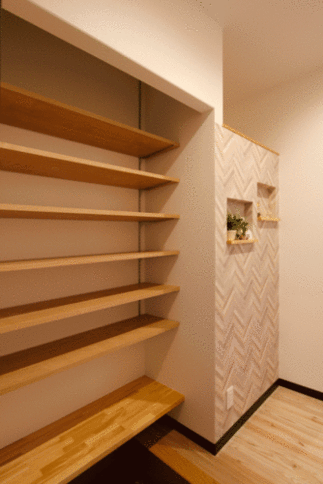 大容量シューズクローク