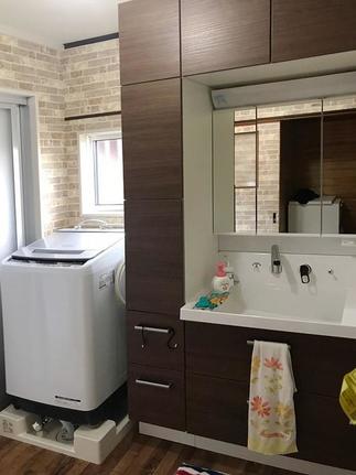 収納たくさん、洗面リフォーム！