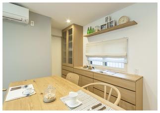 造作キャビネット設置