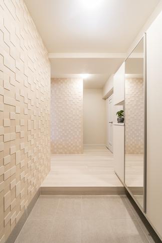 玄関ホール　エコカラット設置