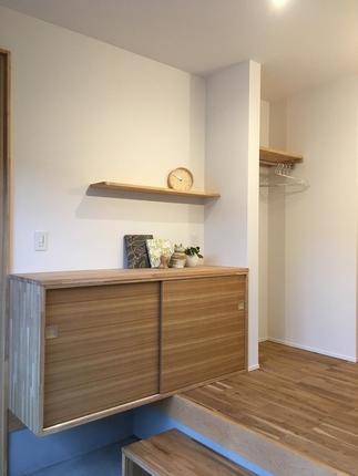 ゆったりプライペード玄関土間スペース