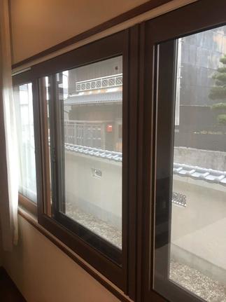 インナーサッシで断熱工事