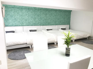 開放感のある一体空間LDK