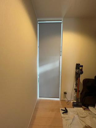 目隠しロールスクリーン設置リフォーム！